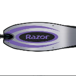 Scooter eléctrica Razor Power Core E100 Morado con negro - Imagen 6